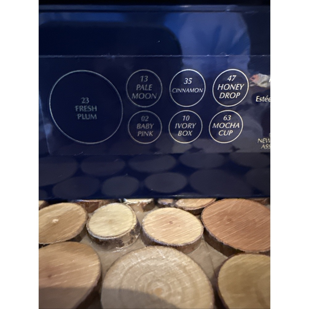 Estée Lauder Pure Color Palette Fresh Plum Mocha Cup Ivory Box Pale Moon